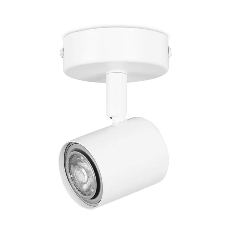 Foco de Superficie 1 Luz Keeper Blanco | IP20 | Foco de Techo