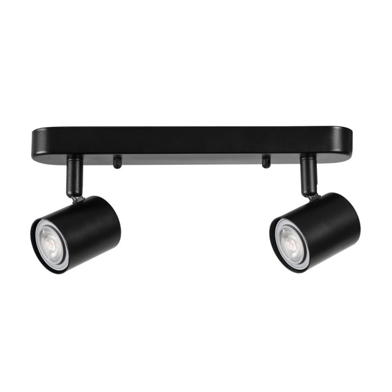Faretto da soffitto Keeper a 2 luci, nero | IP20 | Faretto da soffitto Keeper a 2 luci, nero | IP20 |