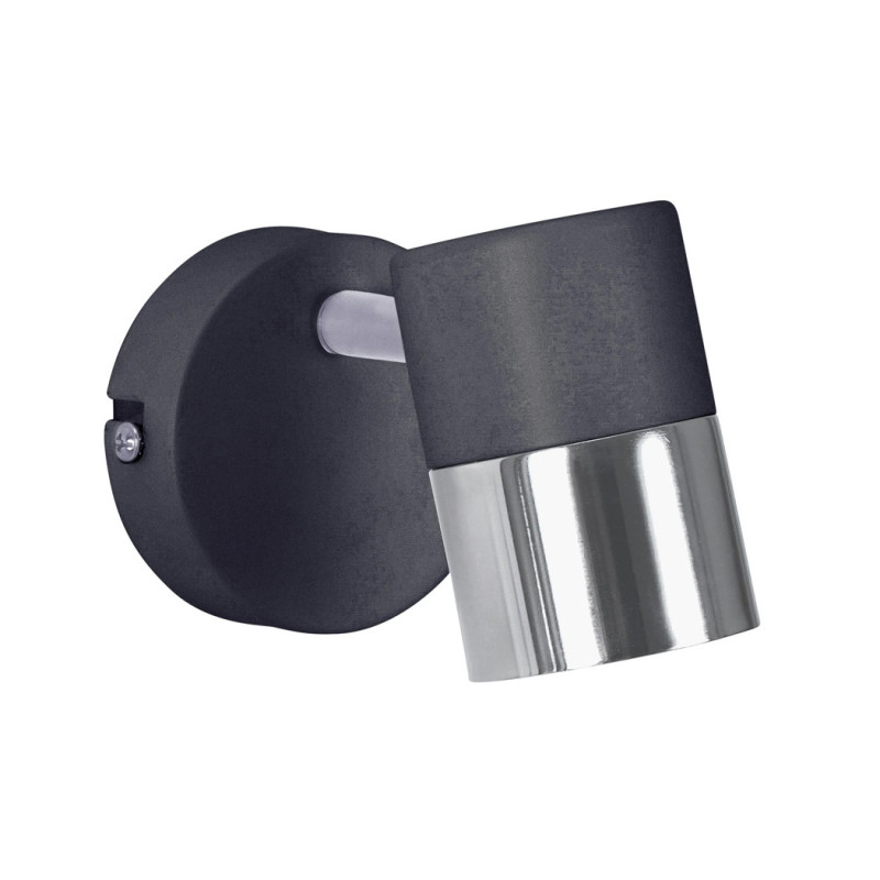 Foco de Superficie 1 Luz Cloc Negro 8 x 8 cm | IP20 | Foco de Techo