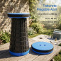 Blue Folding Stool | Maximum Load 250 kg | Height 45 cm | Seat Ø25.5 cm | Polypropylene Blue Folding Stool | Maximum Load 250 kg | Height 45 cm | Seat Ø25.5 cm | Polypropylene