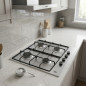 Beko Gaskochfeld mit 4 Brennern, 60 x 51 cm | Einbaukochfeld Beko Gaskochfeld mit 4 Brennern, 60 x 51 cm | Einbaukochfeld