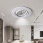 White 83 x 83 mm Circular Tilting Recessed Ring | Recessed Spotlight Ring