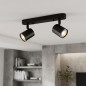 Faretto da soffitto Keeper a 2 luci, nero | IP20 | Faretto da soffitto Keeper a 2 luci, nero | IP20 |