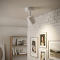Faretto da superficie 1 Light Keeper bianco | IP20 | Faretto da soffitto