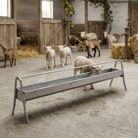 Abreuvoir automatique avec pattes pour moutons, agneaux et chèvres, 103x40x54 cm