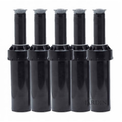 Lot de 5 Diffuseur d'arrosage Toro LPS215 avec buse réglable, portée 4,5 m, Tuyère d'irrigation hauteur de tige 5 cm