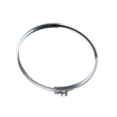 Collier de serrage simple paroi en acier inoxydable 80 mm | Fixation pour poêles à granulés et conduits de cheminée