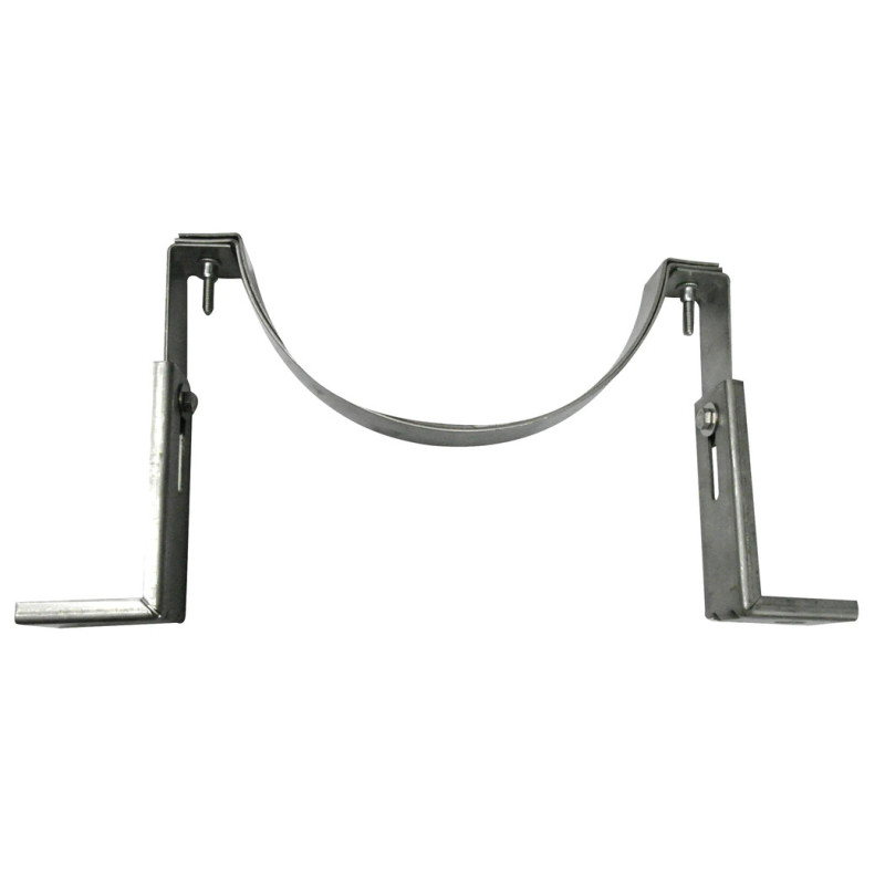 Collier de serrage double paroi en acier inoxydable 150 mm | Fixation pour poêles à granulés et conduits de cheminée
