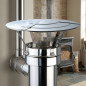 Tubo Inox Simple Pared 130 mm 1 m | Evacuación de Humos para Estufas de Pellet y Chimeneas