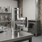 Té simple paroi en acier inoxydable 150 mm | Évacuation des gaz de combustion pour poêles à granulés et cheminées Té simple paroi en acier inoxydable 150 mm | Évacuation des gaz de combustion pour poêles à granulés et cheminées