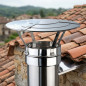 Chapeau de cheminée simple paroi en acier inoxydable 150 mm | Évacuation des fumées pour poêles à granulés et cheminées Chapeau de cheminée simple paroi en acier inoxydable 150 mm | Évacuation des fumées pour poêles à granulés et cheminées