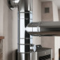 Te Inox Simple Pared 130 mm | Evacuación de Humos para Estufas de Pellet y Chimeneas Te Inox Simple Pared 130 mm | Evacuación de Humos para Estufas de Pellet y Chimeneas