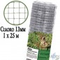 Reticolo per Pollame 13 mm 1 x 25 m. Galvanizzato, maglia quadrata, recinzione per pollaio, voliera, pollaio da giardino Reticolo per Pollame 13 mm 1 x 25 m. Galvanizzato, maglia quadrata, recinzione per pollaio, voliera, pollaio da giardino