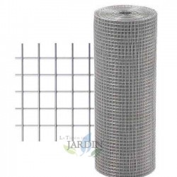 Grillage à Poule 19mm 0,5x10 m. Galvanisé Maille carré Cloture poulailler voliere Poulailler Jardin metallique Grillage Trip