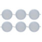6 Downlights LED Empotrables Circulares Blancos 22 cm | Foco LED 18 W Luz Neutra 6 Downlights LED Empotrables Circulares Blancos 22 cm | Foco LED 18 W Luz Neutra