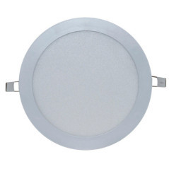 6 Downlights LED Empotrables Circulares Blancos 22 cm | Foco LED 18 W Luz Neutra