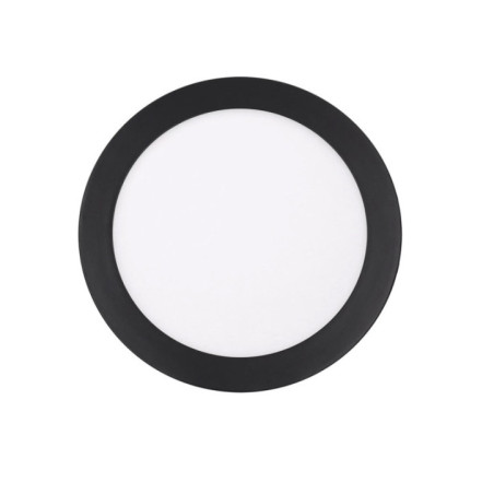 Black Circular Recessed LED Downlight 12 cm | 6W CCT LED spotlight