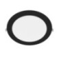Downlight LED Empotrable Circular Negro 30 cm | Foco LED 24 W CCT