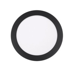 Faretto LED circolare da incasso nero da 22,5 cm | Faretto LED CCT da 18 W