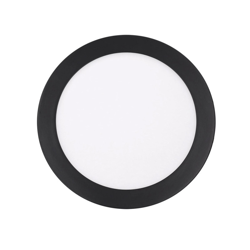Spot LED encastré circulaire noir 22,5 cm | 18 W CCT