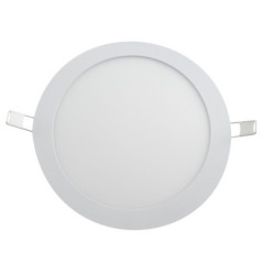 Downlight LED Empotrable Circular Blanco 22 cm | Foco LED 20 W Luz Fria