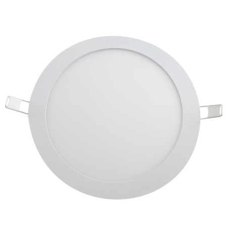 Downlight LED Empotrable Circular Blanco 22 cm | Foco LED 20 W Luz Fria