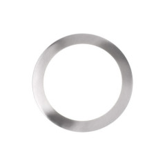 Luminária de embutir LED circular cromada de 22,5 cm | 18 W CCT