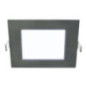 Quadratische LED-Einbauleuchte, Grau, 12 x 12 cm | 6 W CCT LED-Spot Quadratische LED-Einbauleuchte, Grau, 12 x 12 cm | 6 W CCT LED-Spot