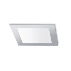 Spot LED encastré carré chromé 12 x 12 cm | 6 W CCT