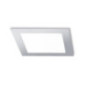 Quadratische LED-Einbauleuchte, Chrom, 17 x 17 cm | 12 W CCT-LED-Spot