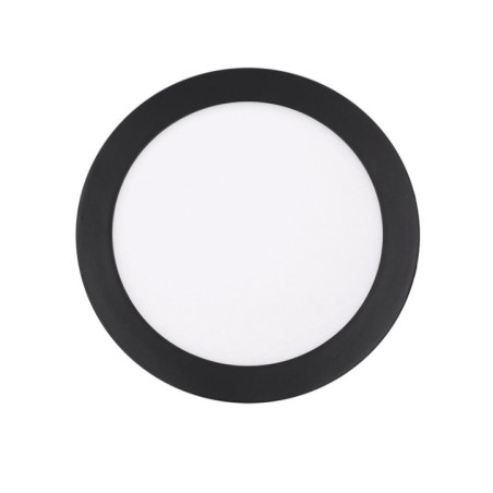 Schwarze, runde LED-Einbauleuchte 17 cm | 12 W CCT-LED-Spot