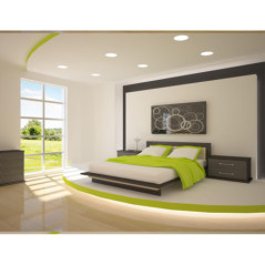 Runde LED-Einbauleuchte, weiß, 16,5 cm | 12-W-LED-Spot, warmweiß