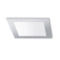 Downlight LED Empotrable Cuadrado Cromo 22,5 x 22,5 cm | Foco LED 18 W CCT Downlight LED Empotrable Cuadrado Cromo 22,5 x 22,5 cm | Foco LED 18 W CCT