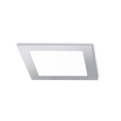 Square Recessed LED Downlight, Chrome Finish, 22.5 x 22.5 cm | 18W CCT LED Spotlight