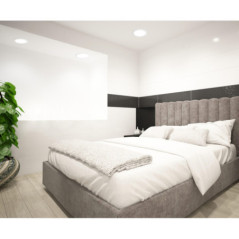 Downlight LED Empotrable Circular Blanco 12 cm | Foco LED 6 W Luz Calida