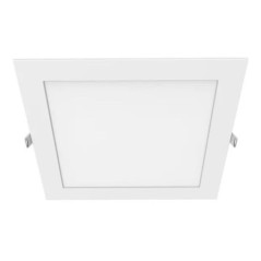 Luminária de embutir quadrada de LED branca, 12 x 12 cm | Spot de LED CCT de 24 W