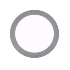 Downlight LED Empotrable Circular Gris 22,5 cm | Foco LED 18 W CCT