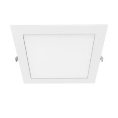 Faretto LED quadrato da incasso bianco 22,5 x 22,5 cm | Faretto LED da 18 W CCT