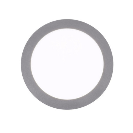 Downlight LED Empotrable Circular Gris 17 cm | Foco LED 12 W CCT