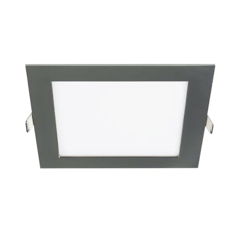 Quadratische LED-Einbauleuchte, Grau, 22,5 x 22,5 cm | 18 W CCT LED-Spot