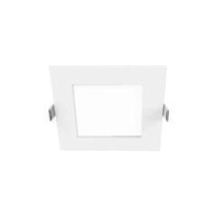 Downlight LED Empotrable Cuadrado Blanco 12 x 12 cm | Foco LED 6 W CCT