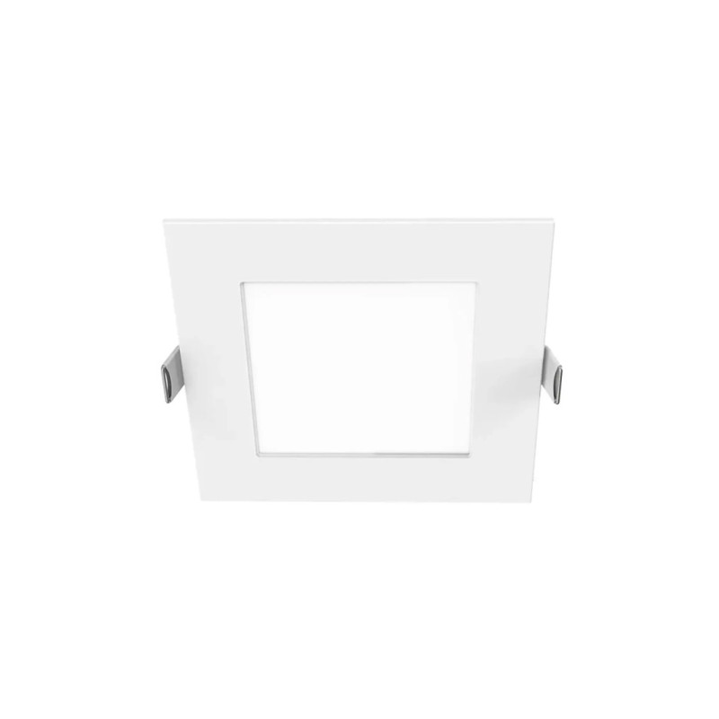 Quadratische LED-Einbauleuchte, weiß, 12 x 12 cm | 6 W Farbtemperatur