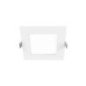 Quadratische LED-Einbauleuchte, weiß, 12 x 12 cm | 6 W Farbtemperatur