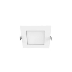 Downlight LED Empotrable Cuadrado Blanco 12 x 12 cm | Foco LED 6 W CCT
