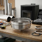 Single Wall Stainless Steel Plug 80 mm | Flue Gas Evacuation for Pellet Stoves and Fireplaces