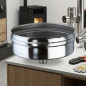 Bouchon simple paroi en acier inoxydable 130 mm | Évacuation des gaz de combustion pour poêles à granulés et cheminées