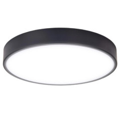 Runde LED-Deckenleuchte 33 cm 18 W 1350 lm | Schwarzer Rand | LED-Deckenlampe