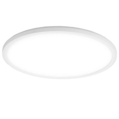 Plafón LED Circular 40 cm 25 W 2700 lm | Borde Blanco | Lámpara LED de Techo