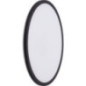 Plafoniera LED circolare da 40 cm, 25 W, 2700 lm | Bordo nero | Lampada da soffitto a LED