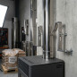 Abrazadera Inox Doble Pared 150 mm | Fijación para Tubos de Estufas de Pellet y Chimeneas